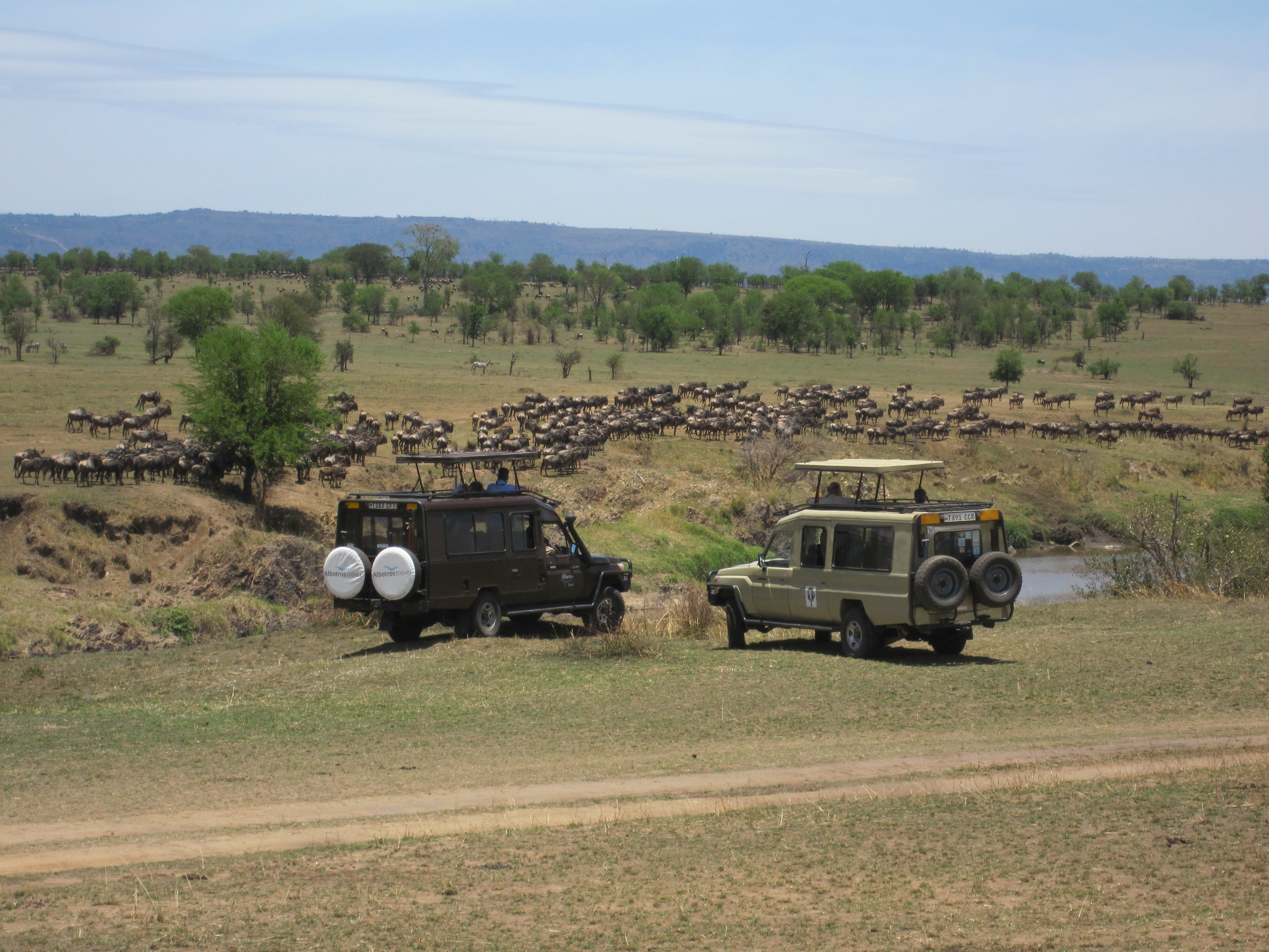 Guides sharing information end up at the same sights